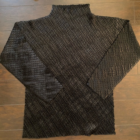 Textured TurtleNeck Top - Picture 1 of 3